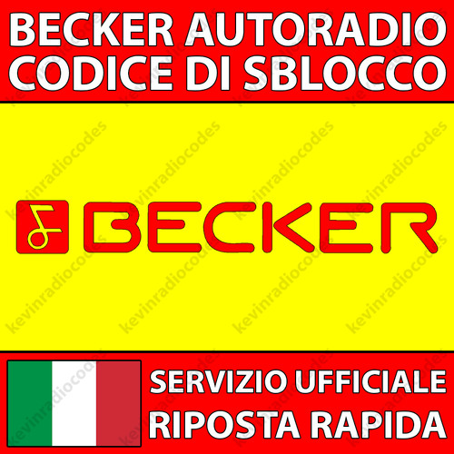 Becker radio codice - ✅becker,
